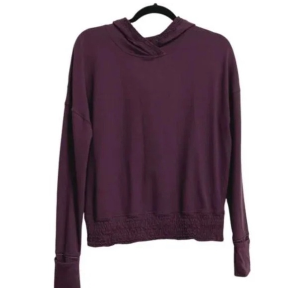 Lululemon Hoodie Womens Red Lead the Pack Hoodie Black Cherry Hoodie EUC - Picture 3 of 3